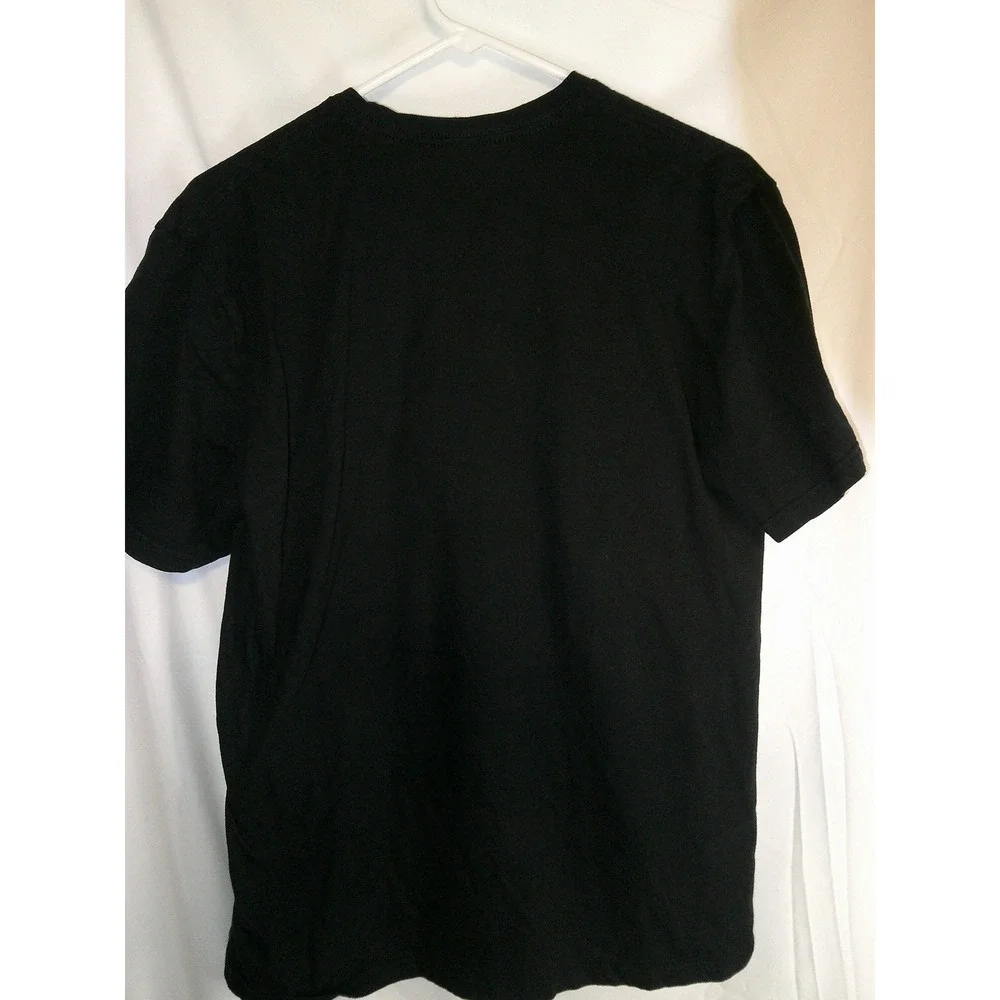 Disney The Little Mermaid‎ Graphic T-Shirt Ariel Silhouette Black Large - Picture 2 of 3